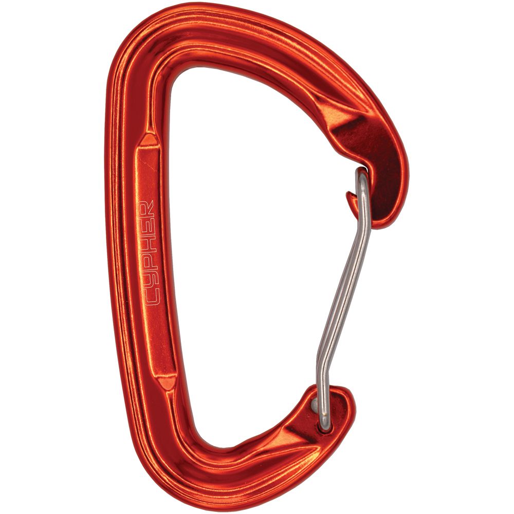 Cypher Firefly II Wire Gate Carabiner – Lightweight Hot Forged Climbing Carabiner