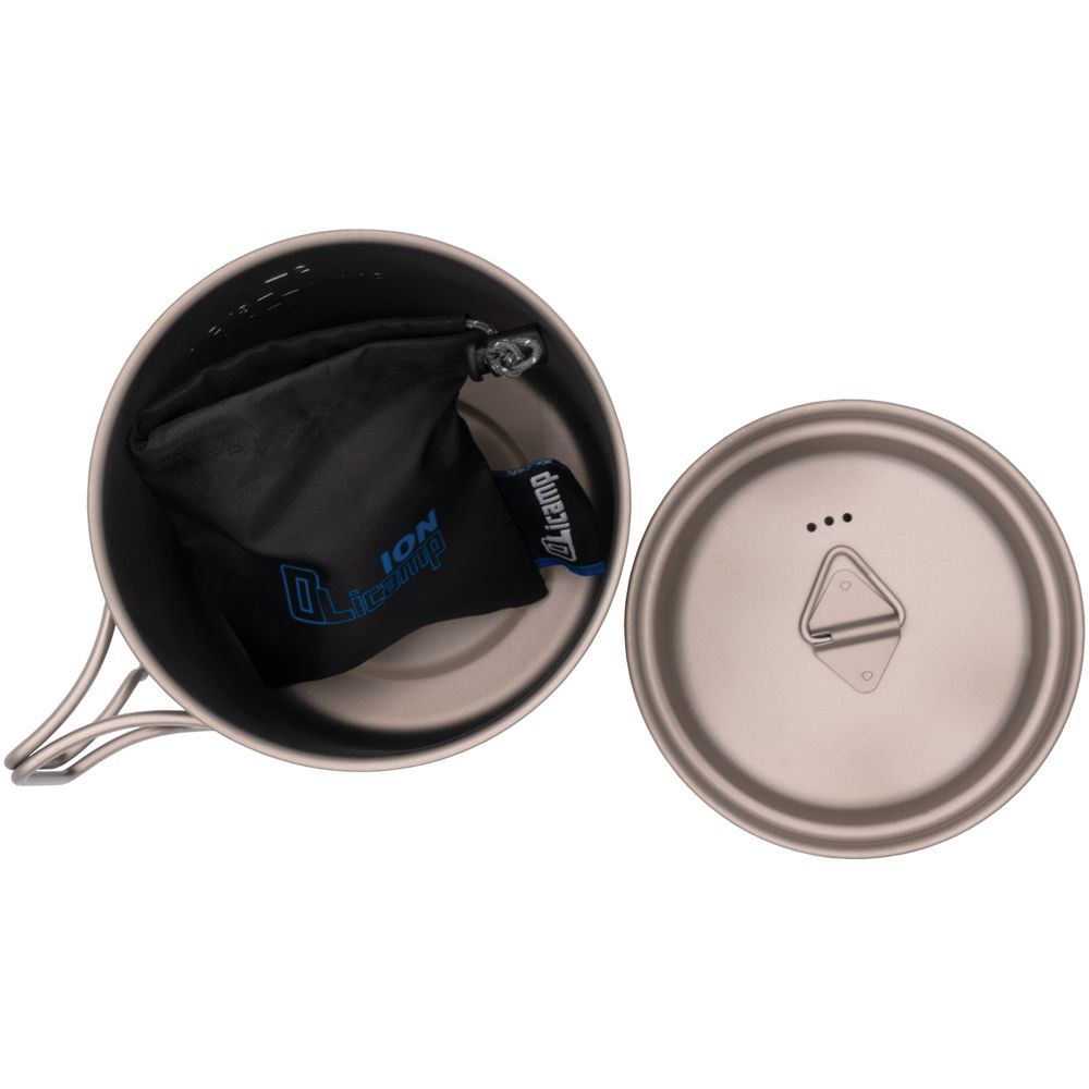 Olicamp Ion Stove + Titanium Space Saver 550 Mug Combo