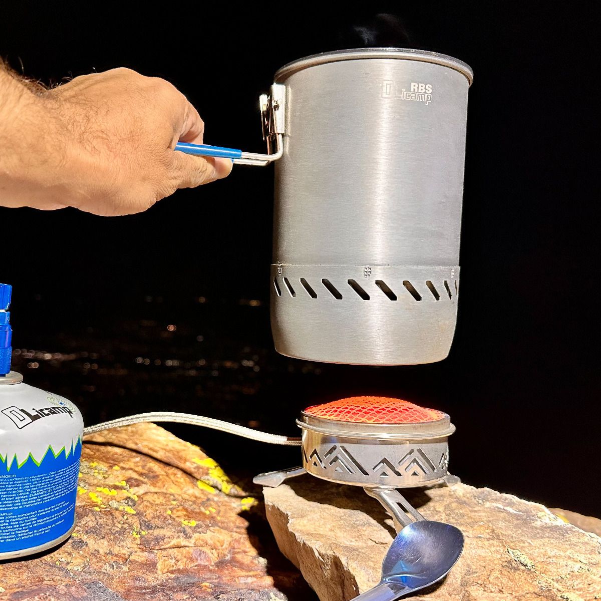 Olicamp RBS Infrared Metal-Mesh 1.5L Stove System